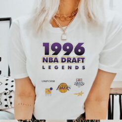 1996 NBA draft legends uniform los angeles Lakers shirt