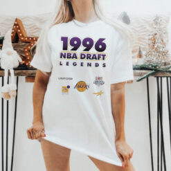 1996 NBA draft legends uniform los angeles Lakers shirt