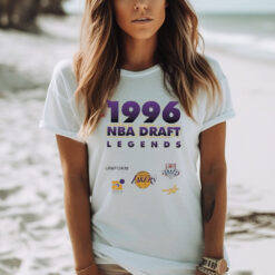 1996 NBA draft legends uniform los angeles Lakers shirt