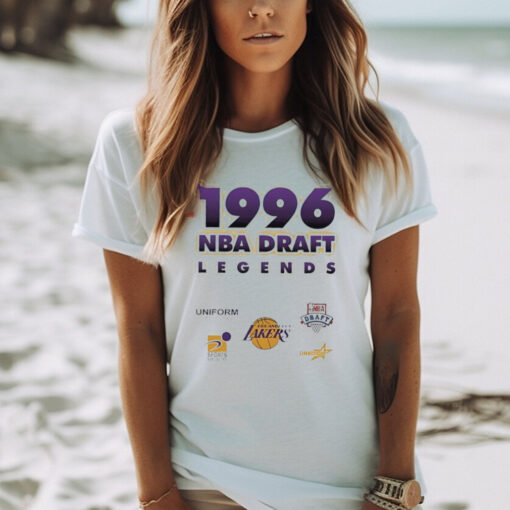 1996 NBA draft legends uniform los angeles Lakers shirt