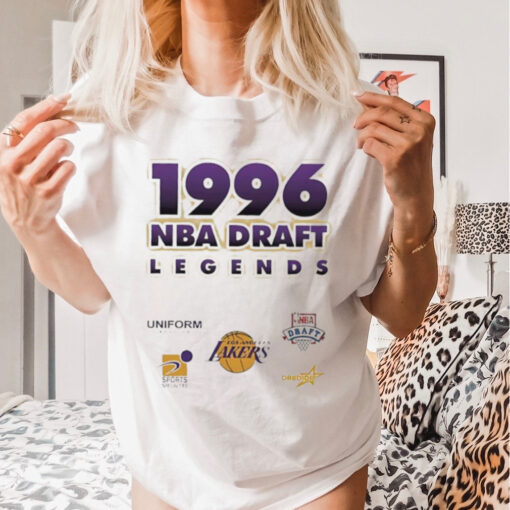 1996 NBA draft legends uniform los angeles Lakers shirt