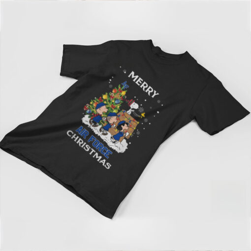 2024 Air Force Falcons Snoopy And Friends Merry Christmas Shirt