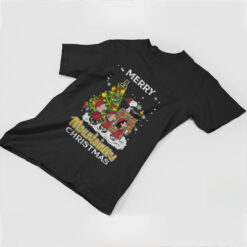 2024 Appalachian State Mountaineers Snoopy And Friends Merry Christmas Shirt