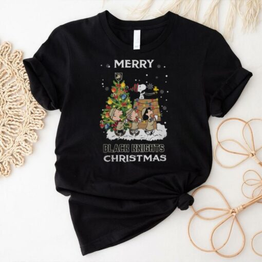 2024 Army Black Knights Snoopy And Friends Merry Christmas Shirt