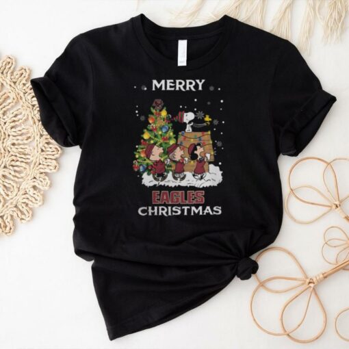 2024 Boston College Eagles Snoopy And Friends Merry Christmas Shirt