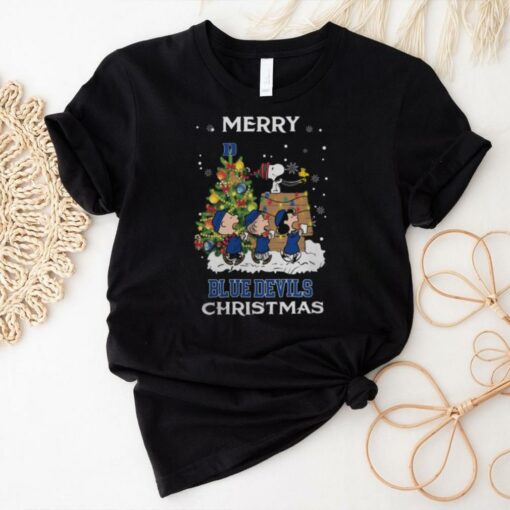 2024 Duke Blue Devils Snoopy And Friends Merry Christmas Shirt