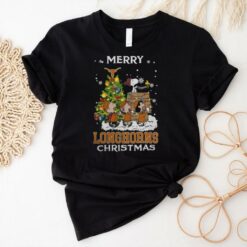 2024 Texas Longhorns Snoopy And Friends Merry Christmas Shirt