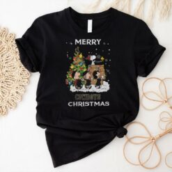 2024 Wyoming Cowboys Snoopy And Friends Merry Christmas Shirt