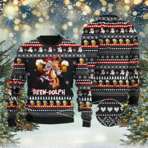 Brewdolph Reindeer Christmas Ugly Christmas Sweater