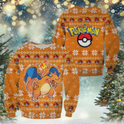 3D Anime Pokemon Charizard Custom Fandom Ugly Christmas Sweater VA310067