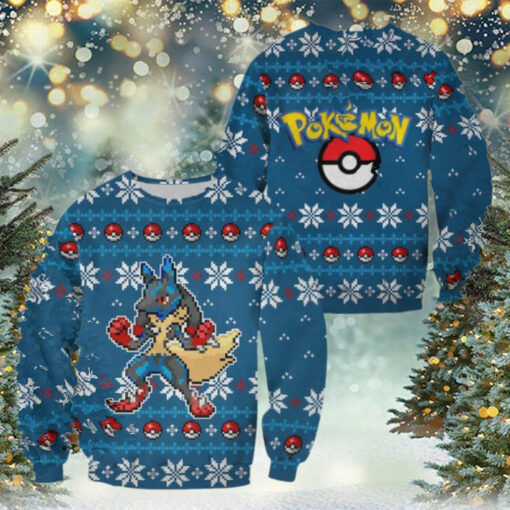 3D Anime Pokemon Custom Fandom Ugly Christmas Sweater