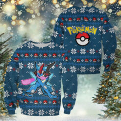 3D Anime Pokemon Greninja Custom Fandom Ugly Christmas Sweater