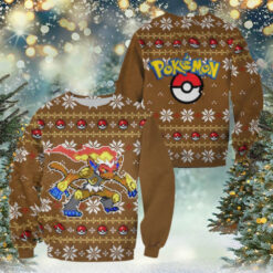 3D Anime Pokemon Infernape Custom Fandom Ugly Christmas Sweater