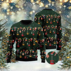 3D Christmas Saxophone Funny Ugly Sweater For Saxophone Lovers 3D Gift Idea