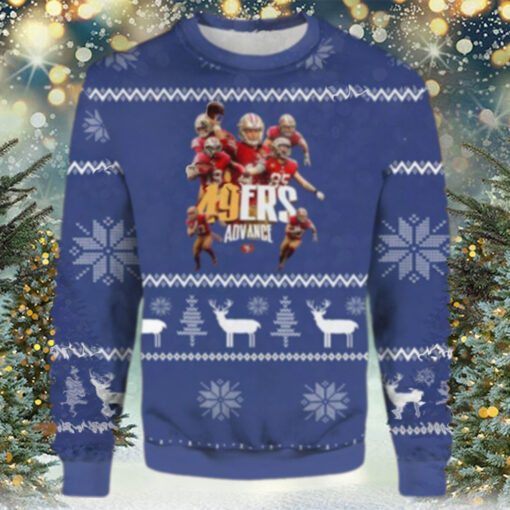 49ers Advance Christmas Awesome Ugly Sweater – Narides