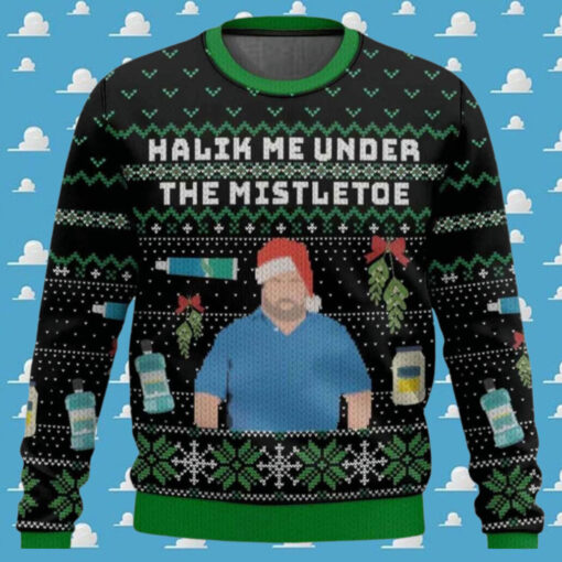 90 Day Fiance Big Ed Halik Me Under the Mistletoe Ugly Christmas Sweater