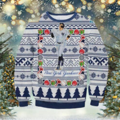 Aaron Jugde New York Yankees Ugly Christmas Sweater, MLB Christmas Sweater