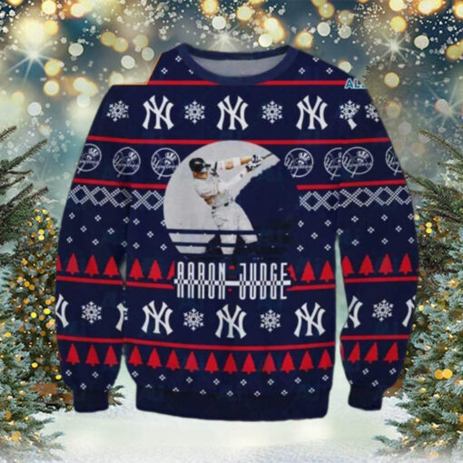 Aaron Jugde New York Yankees Ugly Sweater, MLB Christmas Sweater