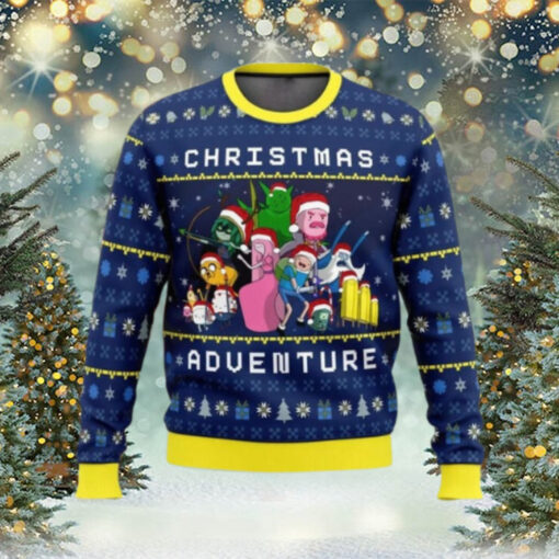 Adventure Time Characters Christmas Ugly Sweater