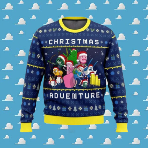 Adventure Time Characters Christmas Ugly Sweater