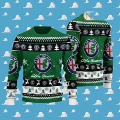 Alfa Romeo 2024 Christmas Green Ugly Sweater