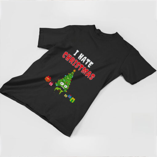 Anti Christmas Xmas I Hate Christmas T Shirt