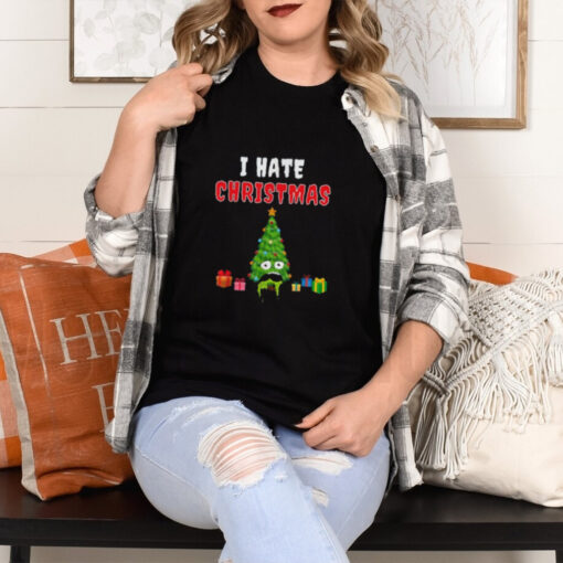 Anti Christmas Xmas I Hate Christmas T Shirt