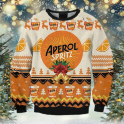 Aperol Spritz Christmas Jingle Bells Ugly Sweater