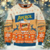 Personalized Fireball Reindeer Christmas Ugly Sweater