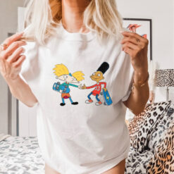 Arnold and Gerald Skateboard Lightweight French Terry Slouchy T Shirt