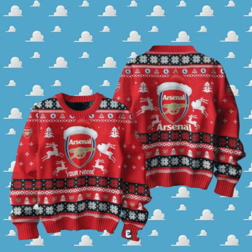 Arsenal 2024 Christmas Ugly Sweater