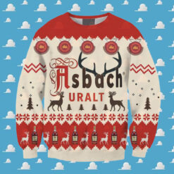 Asbach Uralt Christmas Reindeer Ugly Sweater