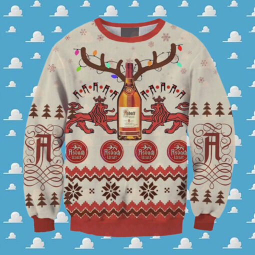 Asbach Uralt Reindeer Christmas Ugly Sweater