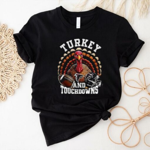 Atlanta Falcons Thanksgiving Touchdowns & Turkey Shirt