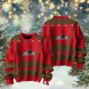 Mercedes Benz 2024 Christmas Army Green Ugly Sweater