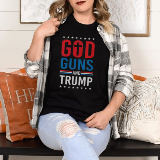 Awesome God Guns And Trump 2024 Election T Shirt