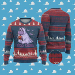 Baby Hippo Moo Deng Ugly Christmas Sweater