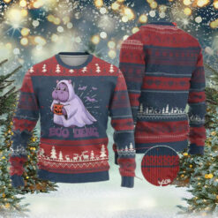 Baby Hippo Moo Deng Ugly Christmas Sweater