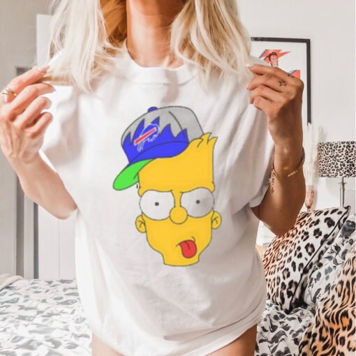 Bart Simpson Buffalo Bills hat T shirt