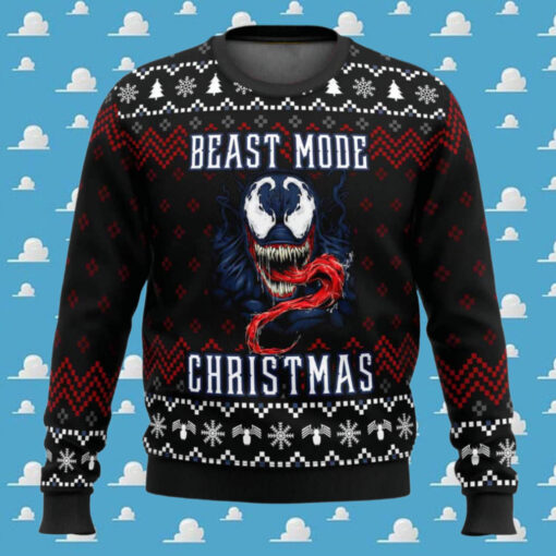 Beast Mode Christmas Ugly Christmas Sweater