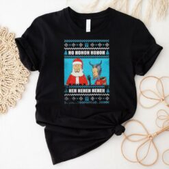 Beavis and Butt head Santa Claus and Krampus X Mas Sucks ho hohoh hohoh shirt