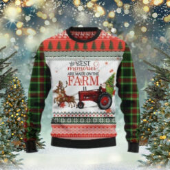 Best Memories Made on Farm Christmas Ugly Sweater, Happy Farm Christmas Sweater, Farm Animal Xmas Party Shirt, Christmas Gift For Farmer