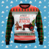 Excavator Christmas Ugly Sweater