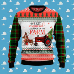 Best Memories Made on Farm Christmas Ugly Sweater