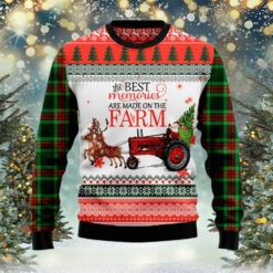 Best Memories Made on Farm Christmas Ugly Sweater