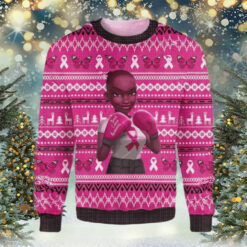 Black Girl Breast Cancer Awareness 3D Sweater