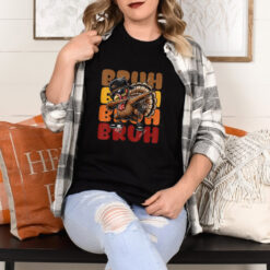 Bruh Turkey Dabbing Cool Turkey Thanksgiving Dance Shirt