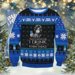 Bud Light Drink Know Things Ugly Sweater