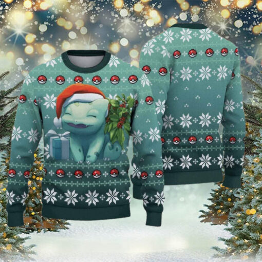 Bulbasaur Ugly Christmas Sweater