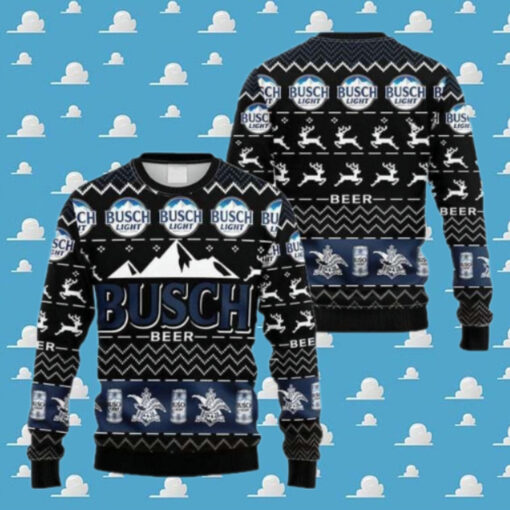 Busch Beer Lover Christmas Gift Ugly Christmas Sweater